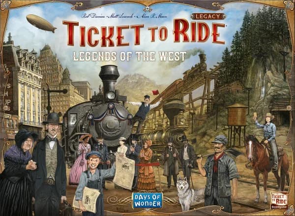 Caja de ¡Aventureros al Tren! Legacy: Leyendas del Oeste